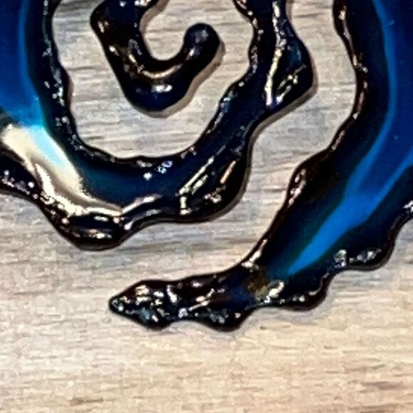 Original Brooch By David Wright Custom Made From ChromePlate NWT - Picture 5 of 9